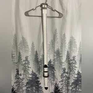 Double Buckle Western Belt